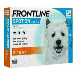 Frontline Hond Spot On Small 4 PIPET 2-10 KG