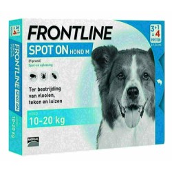 Frontline Hond Spot On Medium 4 PIPET 10-20 KG