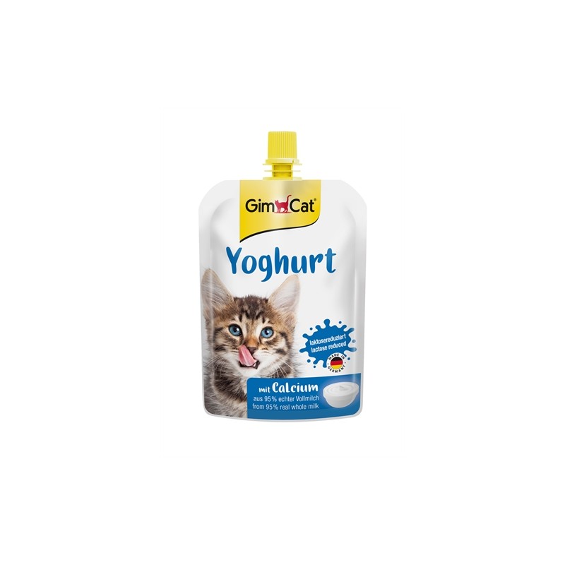 Gimcat - Yoghurt Pouch Voor Katten. 150 GR