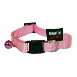 Martin Kattenhalsband Nylon Uni Roze 20-30X1 CM