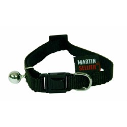 Martin Kattenhalsband Nylon Uni Zwart 20-30X1 CM