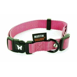 Martin Halsband Verstelbaar Nylon Roze 40-55X2 CM