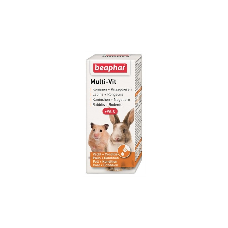 Beaphar - MultiVitamine Knaagdieren. 20ml