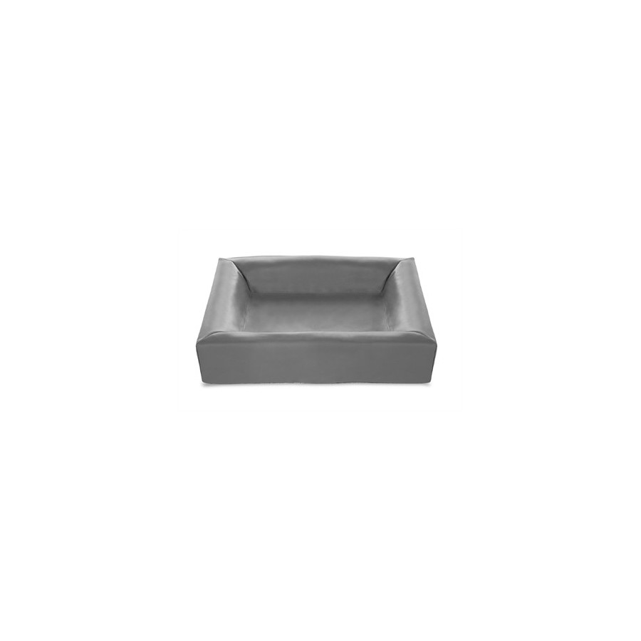Bia Bed Kunstleer Hoes Hondenmand Grijs BIA-3 70X60X15 CM
