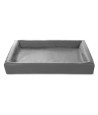 Bia Bed Kunstleer Hoes Hondenmand Grijs BIA-6 100X80X15 CM