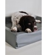 Bia Bed Kunstleer Hoes Hondenmand Grijs BIA-6 100X80X15 CM