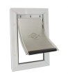 Petsafe Hondenluik Tot 18 Kg Aluminium Wit 620