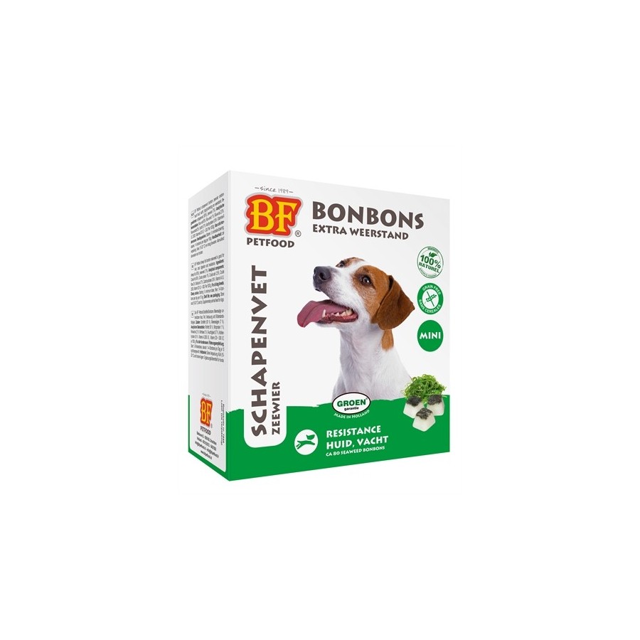 BF Petfood - Schapenvet Mini Bonbons Zeewier. 80st
