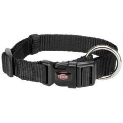 Trixie Halsband Hond Premium Zwart 30-45X1,5 CM