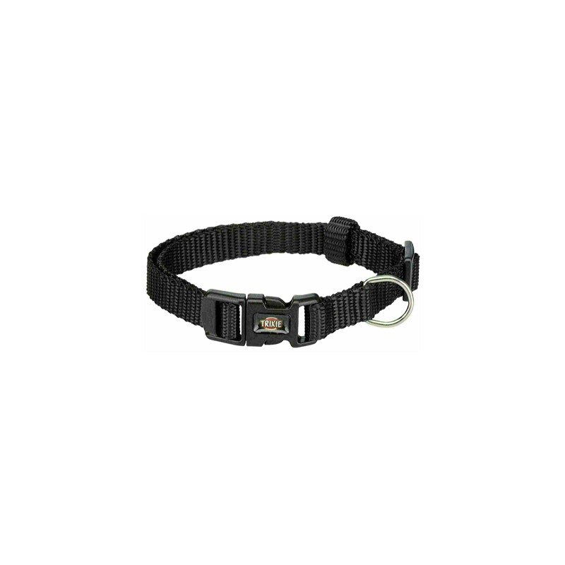 Trixie Halsband Hond Premium Zwart 22-35X1 CM