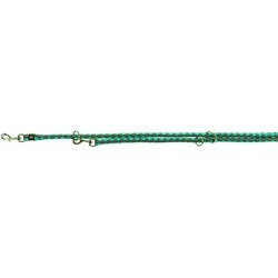 Trixie Hondenriem Cavo Verstelbaar Oceaan Blauw / Grijs 200X1,8 CM