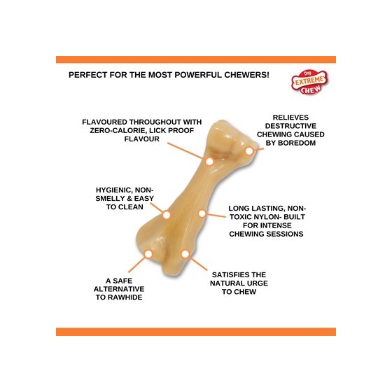 Nylabone Power Chew Harde Bijters Kipsmaak VANAF 23 KG