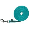 Trixie Hondenriem Sleeplijn Met Rubber Turquoise 10 MTR X 1,5 CM