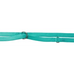 Trixie Hondenriem Premium Dubbelgestikt Verstelbaar Oceaan Blauw 200X2 CM