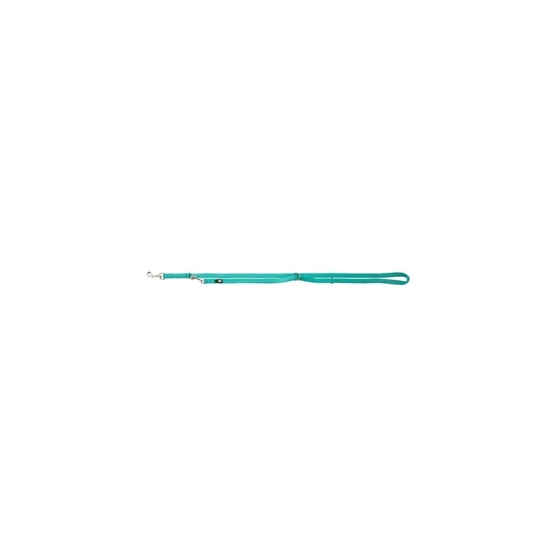 Trixie Hondenriem Premium Dubbelgestikt Verstelbaar Oceaan Blauw 200X1 CM