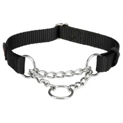 Trixie Halsband Hond Premium Halfslip Halsband Zwart 30-40X1,5 CM