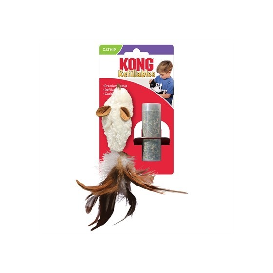 Kong Kat Catnip Feather Muis 5X2,5X16,5 CM