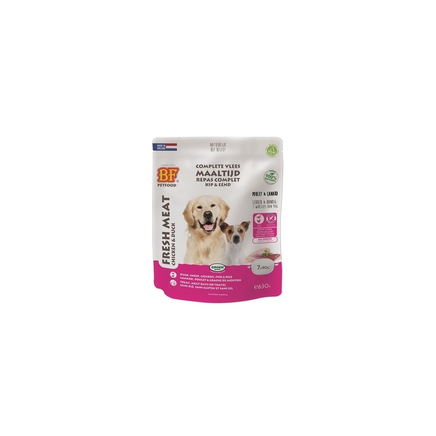 BF Petfood - Eend Vleesvoeding. 630gr