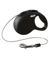 Flexi - Rollijn Classic Cord Zwart XS, 3m.