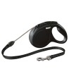 Flexi Rollijn Classic Cord Zwart M, 5m.