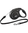 Flexi - Rollijn Classic Cord Zwart S, 8m.