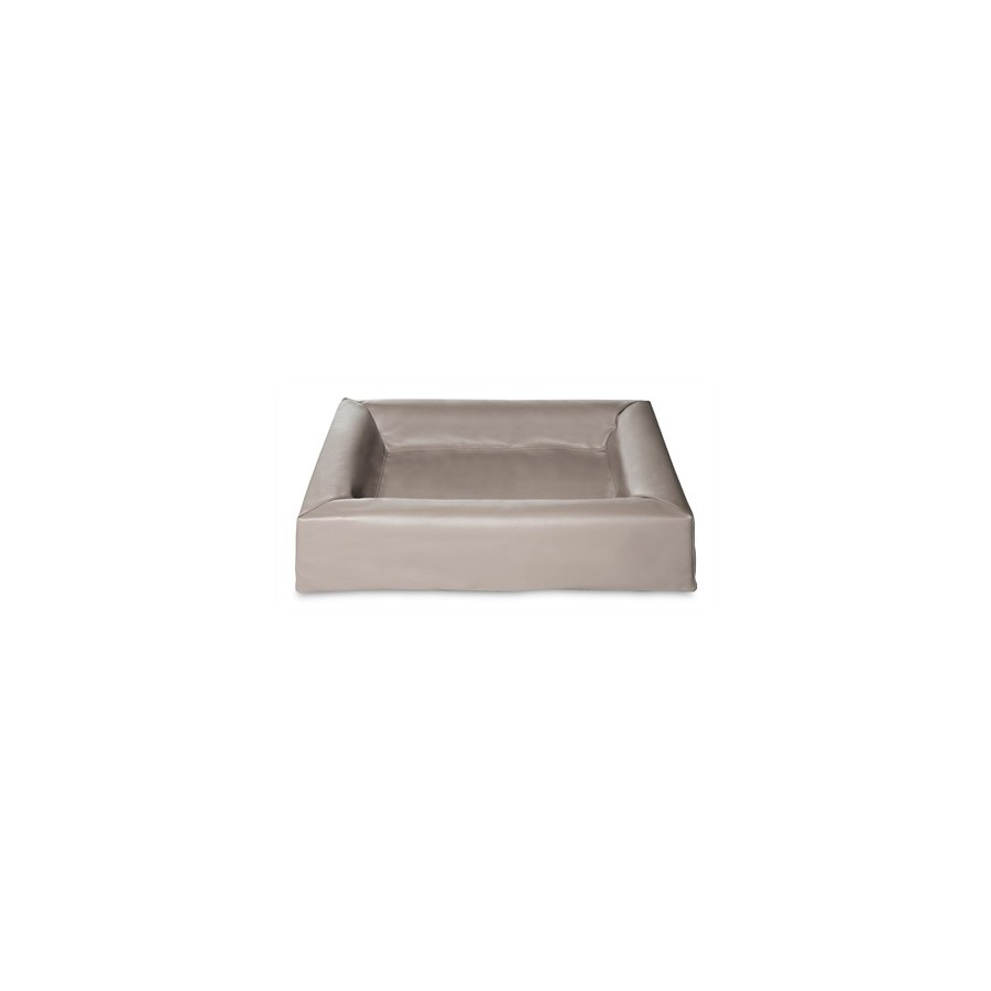Bia Bed Kunstleer Hoes Hondenmand Taupe BIA-4 85X70X15 CM