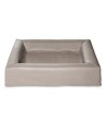 Bia Bed Kunstleer Hoes Hondenmand Taupe BIA-4 85X70X15 CM