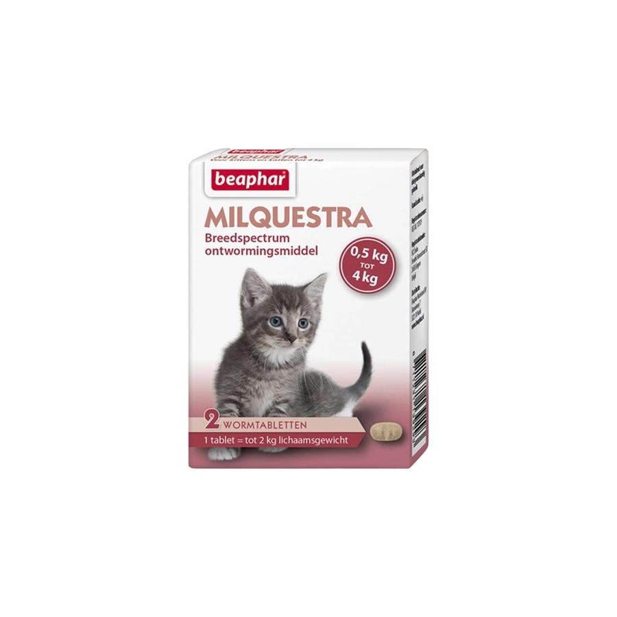 Beaphar - Milquestra Kleine Kat / Kitten. 2 Tabletten