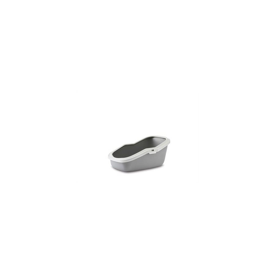 Savic Kattenbak Aseo Grijs / Wit 56X39X27,5 CM