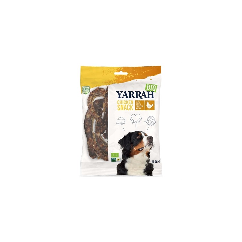 Yarrah Dog - Bio Kippennekken. 150 GR