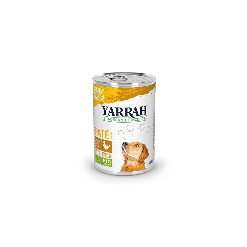 Yarrah Dog - Pate Met Kip. 12x 400 GR