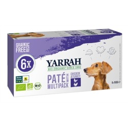 Yarrah Dog - Pate Multipack Chicken / Turkey 6x 150 GR