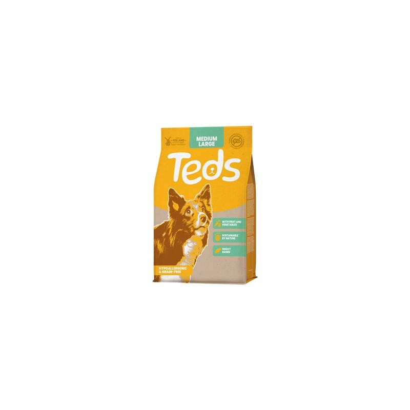 Teds - Insect Based Adult Medium / Large Breed. 2,5 KG