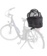 Trixie Fietsmand Achterop Zwart Met Kussen En Kap 29X42X48 CM