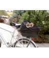 Trixie Fietsmand Achterop Zwart Met Kussen En Kap 29X42X48 CM