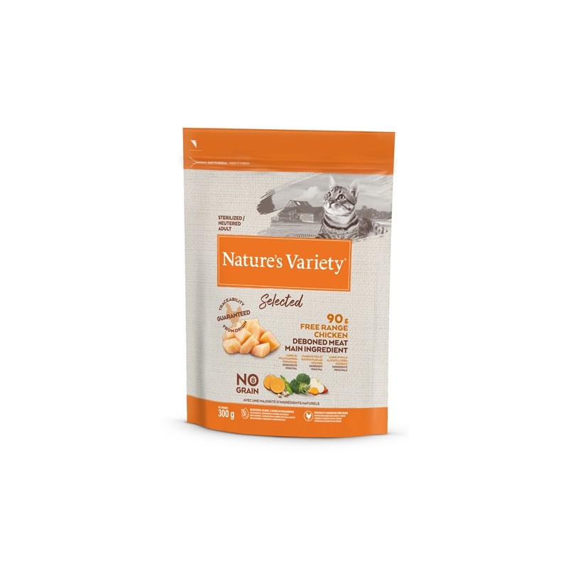 Natures Variety - Selected Sterilized Free Range Chicken. 300 GR