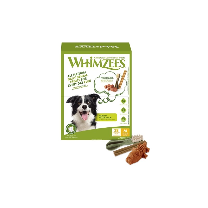 Whimzees - Variety Box MEDIUM. 28 ST