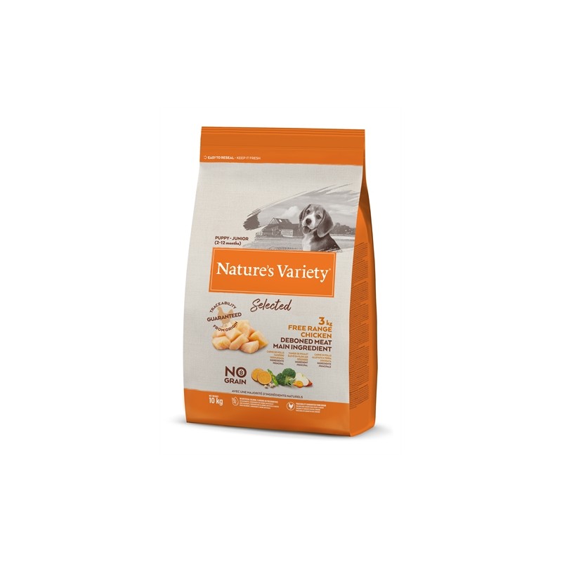 Natures Variety - Selected Junior Free Range Chicken. 10 KG