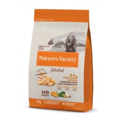 Natures Variety - Selected Adult Medium Free Range Chicken. 12 KG