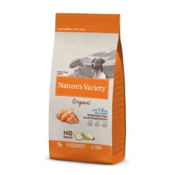 Natures Variety - Original Adult Mini Salmon No Grain. 7 KG