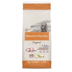Natures Variety - Original Adult Medium / Maxi Turkey No Grain. 12 KG