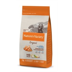 Natures Variety - Original Adult Medium / Maxi Salmon No Grain. 2 KG