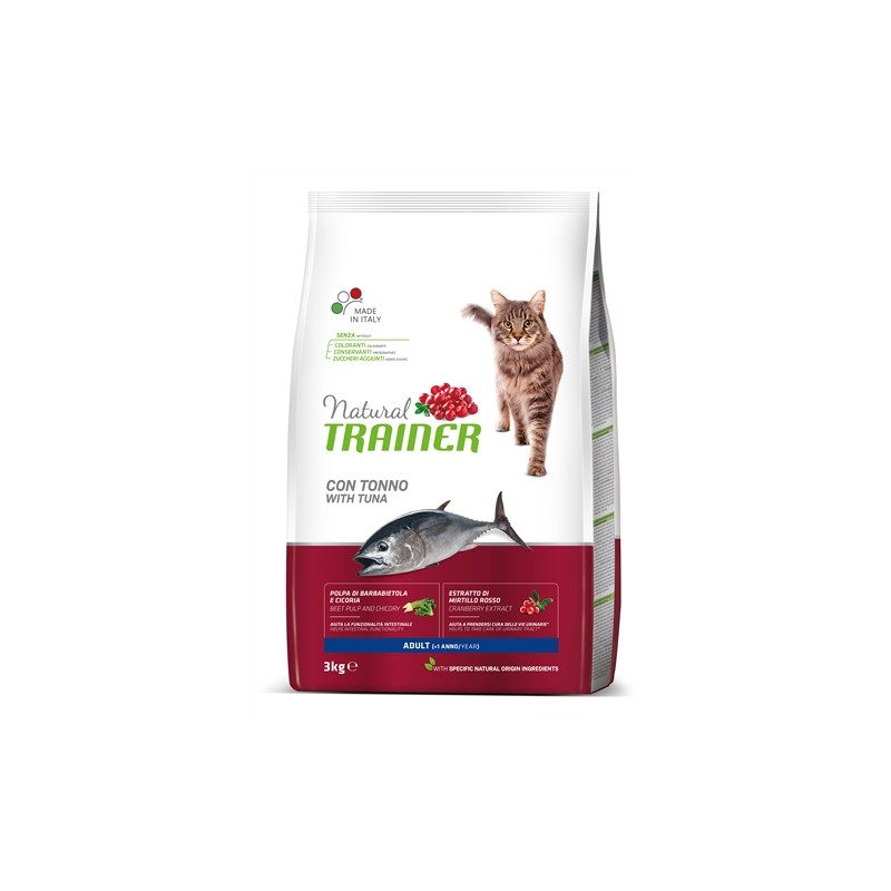 Natural Trainer - Cat Adult Tuna. 3 KG
