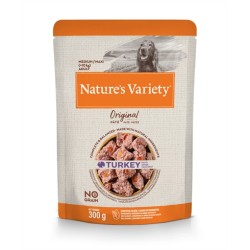 Natures Variety -Original Adult Medium / Maxi Pouch Turkey No Grain. 300 GR