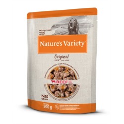 Natures Variety - Original Adult Medium / Maxi Pouch Beef No Grain. 300 GR