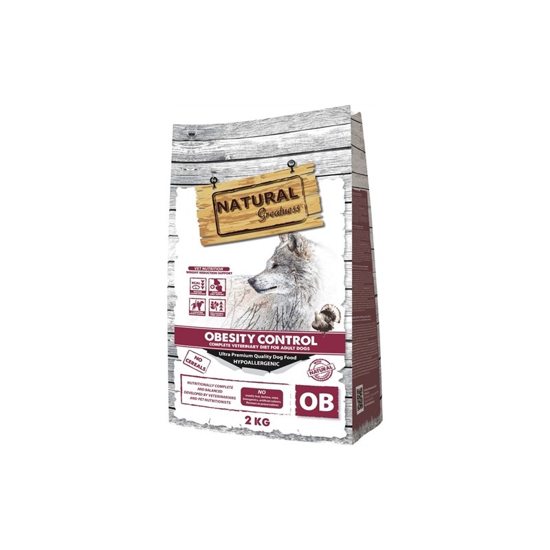 Natural Greatness Veterinary - Diet Dog Obesity Control Adult. 2 KG