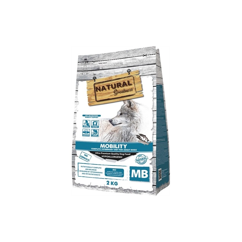 Natural Greatness Veterinary - Diet Dog Mobility Complete Adult. 2 KG