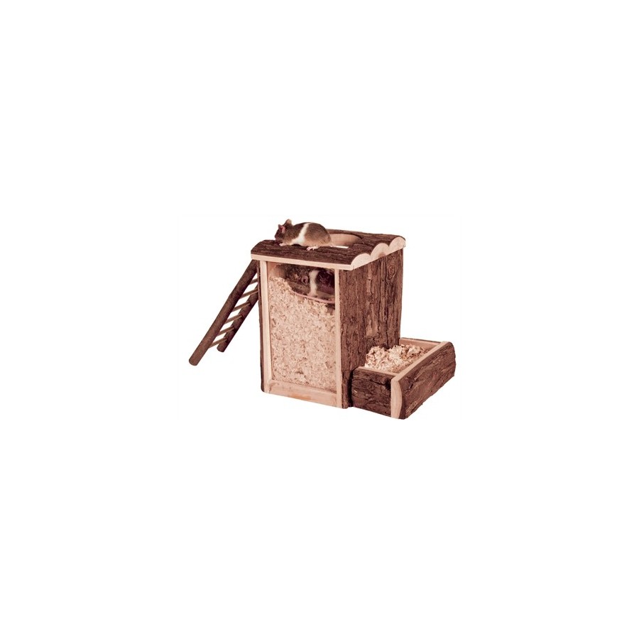 Trixie Natural Living Speel- En Graaftoren Muis / Dwerghamster 20X16X20 CM