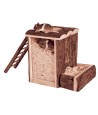 Trixie Natural Living Speel- En Graaftoren Muis / Dwerghamster 20X16X20 CM