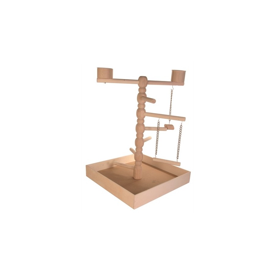 Trixie Speelplaats Hout Voor Agapornis En Parkiet 41X41X55 CM